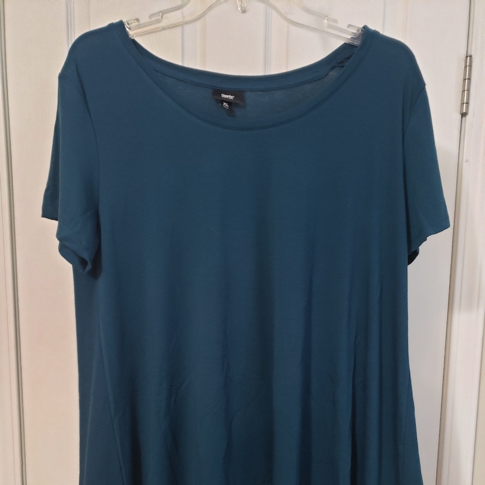 Never worn Teal Top with Black Lace on the Bottom